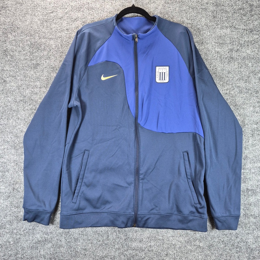 Nike Alianza Lima Academy Pro Track Jacket Men's Large Navy FN7162-410